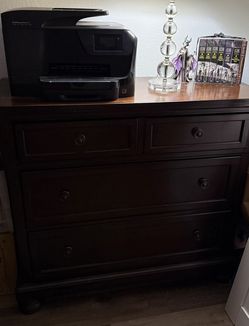 Rustic Brown Media Chest