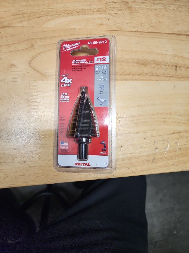 Milwaukee Step Drill Bit #12