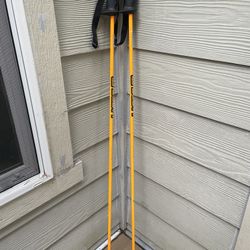 Scott Freeride 117 Cm Ski Poles Aluminum