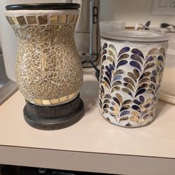 (2) Wax Melt Warmers And Wax Melts