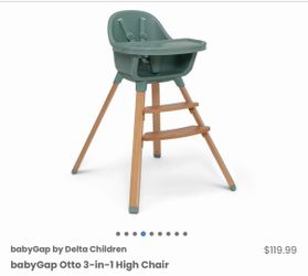 BabyGap Otto 3in1 High Chair/ baby/ kids/ kitchen/ chair/ high chair/ toddler/ baby/ New