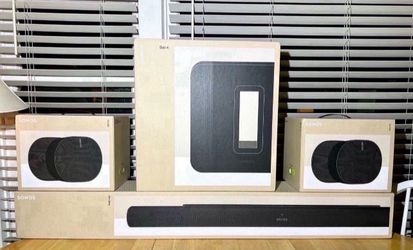 Sonos ULTRA-Ultimate Immersive Set (Black) with Arc-Ultra (Black) + Sub 4 (Black Matte) + 2x Era 300 (Black). Brand New Sealed. Includes Warranty.