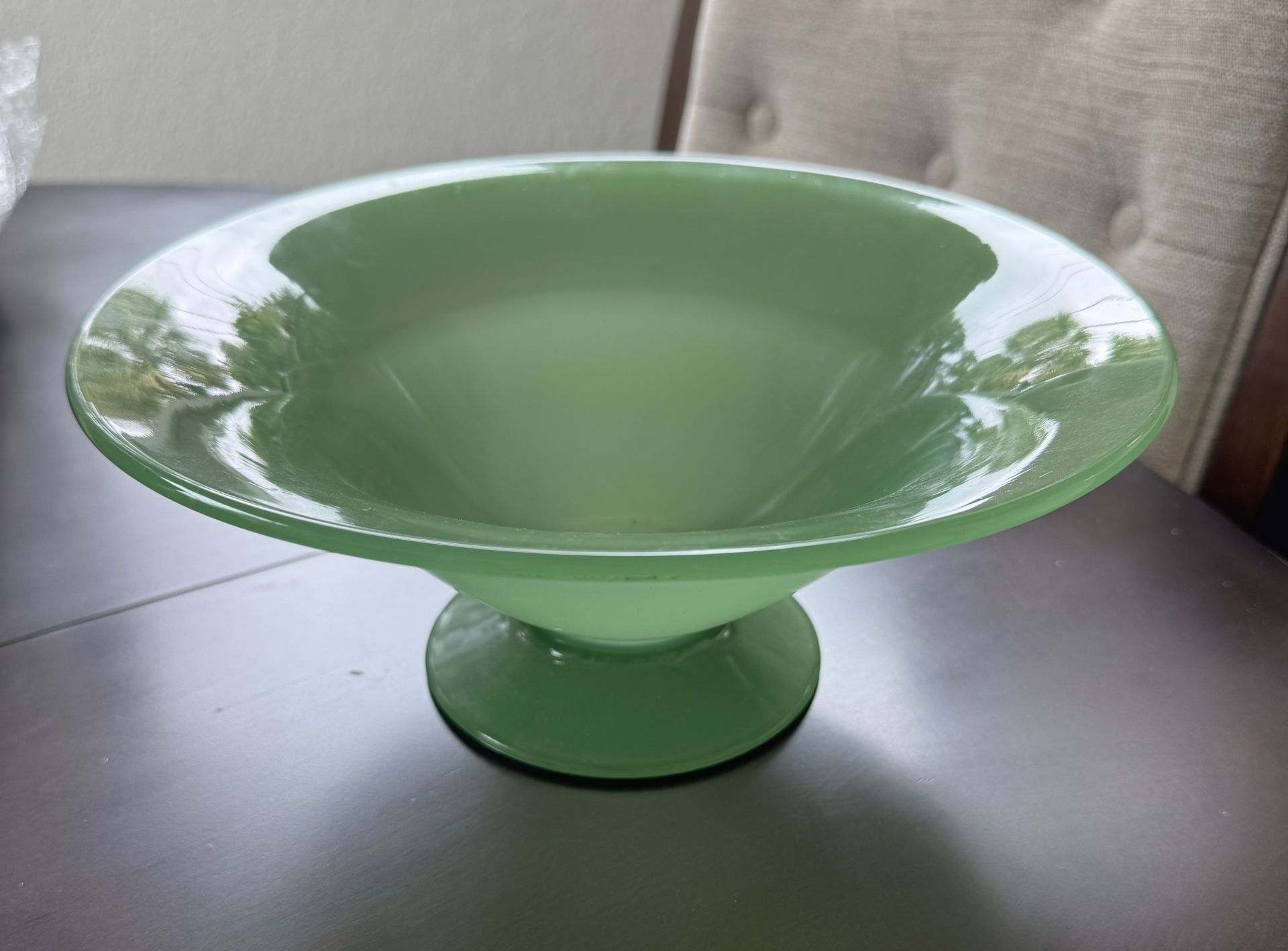 Fenton Jadeite Fruit Bowl