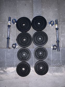 New adjustable 30lbs dumbbells