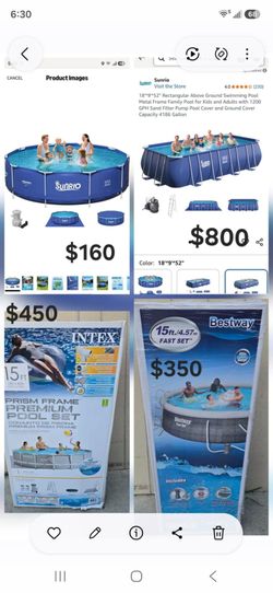 SWIMMING POOL / ALBERCA DIFFERENT SIZE AND PRICES