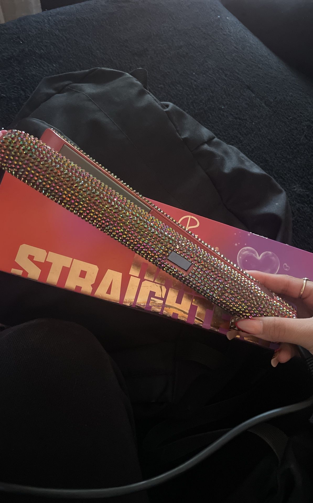 Pink Bling Hair Straightener 