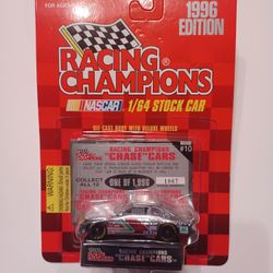 Racing Champions 1996 chrome chase car LIMITED Edition. UNpunched card Terry Labonte