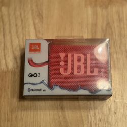 JBL GO3 Wireless Bluetooth Speaker Red