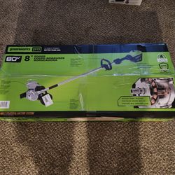 Greenworks 80V 8" Cordless Battery Edger Gen 3 With 80v Battery And Charger.     