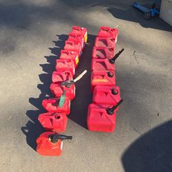 2 And 1 Gallon Gas Cans 