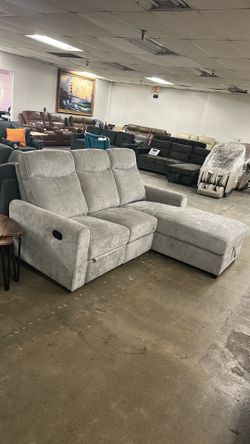 Reclining Sofa Chaise with storage Liquidation Sale!