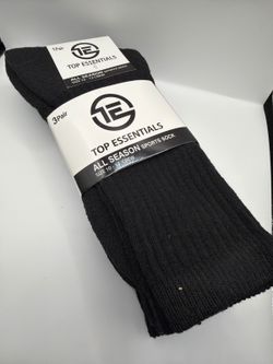 Top Essentials All Season Sports Socks 3-Pack