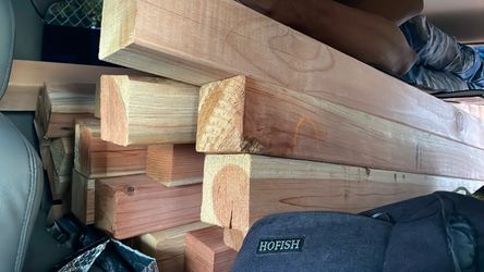 4x4x8 redwood post for fence
