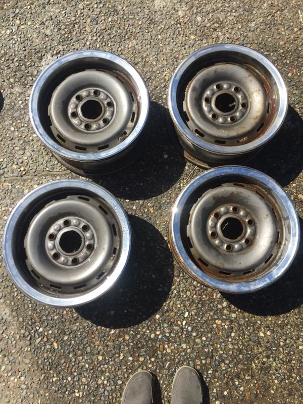 Chevy 6x5.5 rally wheels (16 inch) for Sale in Lynnwood, WA OfferUp