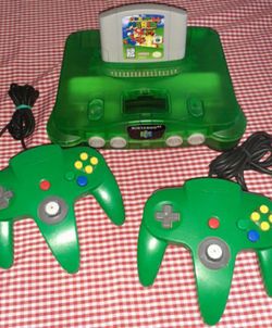Nintendo 64 Green $250 for Everything