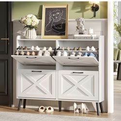 4 Drawer Shoe Cabinet 