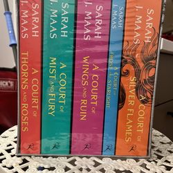 A Court Of Thorns And Roses Book Set (All 5 still in plastic)