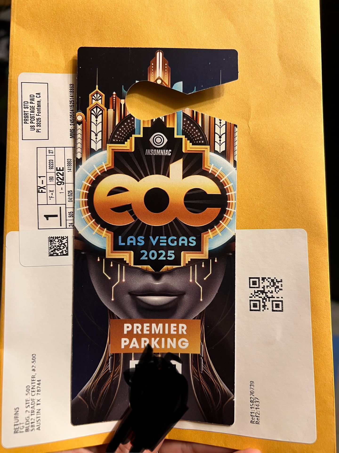EDC Premier Parking $250