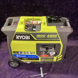 🧰🛠RYOBI 2,300Watt Recoil Start Bluetooth Super Quiet GAS Powered Digital Inverter Generator w/CO Shutdown Sensor-NEW!-$475!🧰🛠