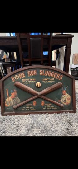 Baseball Home Run Sluggers Wall Art
