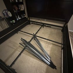 King Bed Headboard Frame  With  Metal Support