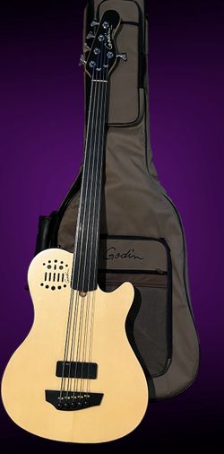 2010 Godin A5 Ultra Acoustic Electric bass With miDi Capable Roland