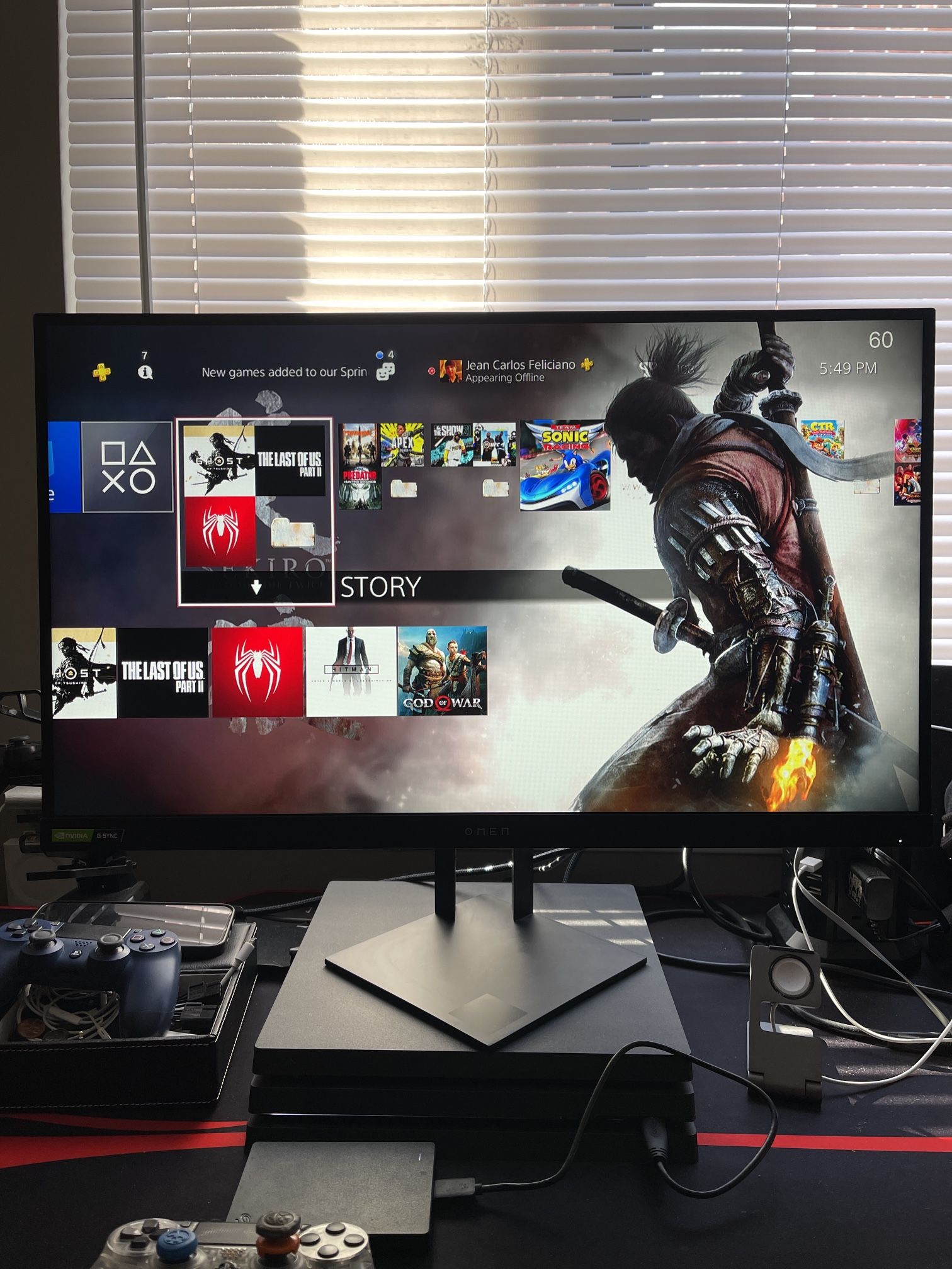 OMEN 27 by HP 27 Inch Gaming Monitor QHD 165Hz 1ms NVIDIA G-SYNC