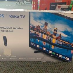 Philips ROKU 32 TV Open box and warranty YQ