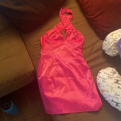 Super Cute Hot Pink Mini Dress 