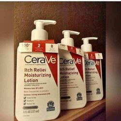 CeraVe Itch Relieve 8oz Bundle X3