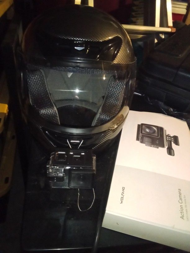 New Dot Rated Helmet And GoPro With Mount