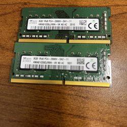 Laptop Ddr4 Memory 16gb ( 8gb X 2 )