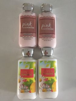 4x bath and body works 8 oz each bottle