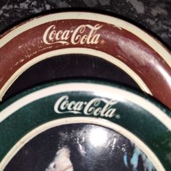 80s Replica Metal Coca-Cola Coaster Size Trays
