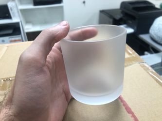 10 oz frosted glasses for candles or other