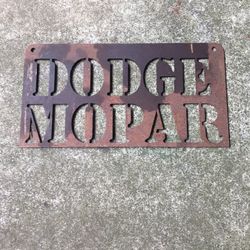 Dodge Mopar Steel Plate