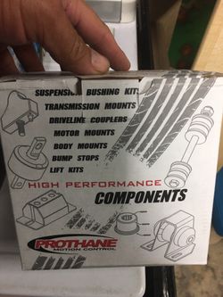 Motor mounts prothane inserts