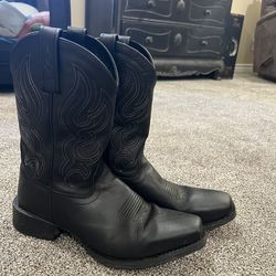 Men’s Cody James Black Cowboy Boots 10.5