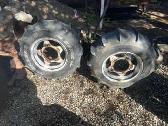 2 Paddle Tires 