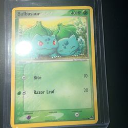 Pokemon card Bulbasaur pop series 2