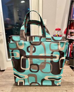 Handmade Retro Mid-Mod Tote Bag/Purse