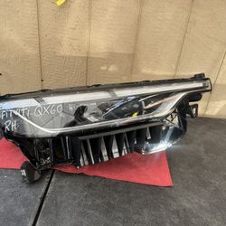 2022 2023 2024 INFINITI QX60 RIGHT SIDE HEADLIGHT OEM USED 