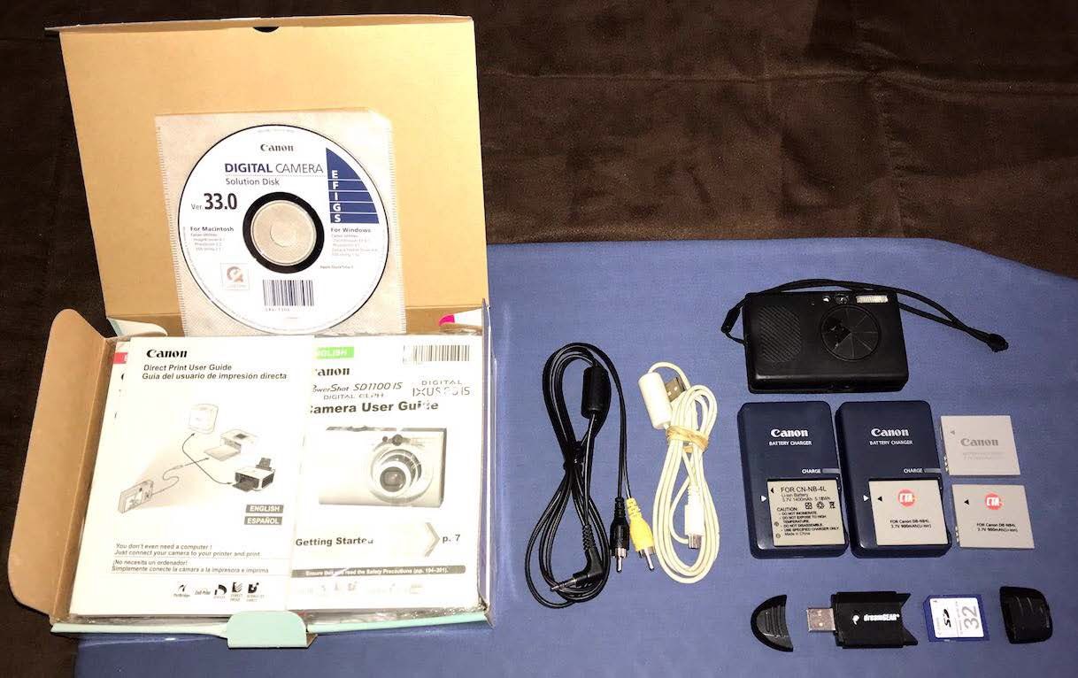Canon PowerShot SD1100 IS Digital ELF Camera