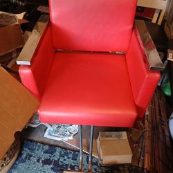 Red Hydraulic Barber Chair Styling Salon Beauty Spa Seat

