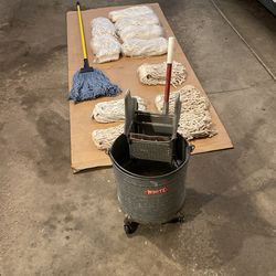 Mop Bucket - Ringer - Mop Handle - Mops