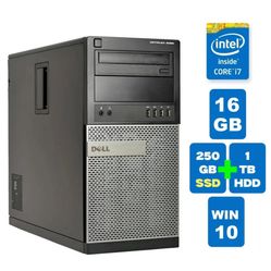 Dell OptiPlex 9020 Desktop Core i7 16 GB Ram 240 SSD + 1 TB HDD Win 10 Computer