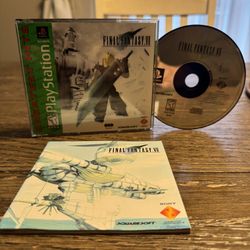 Final Fantasy 7 Game For The Playstation 1