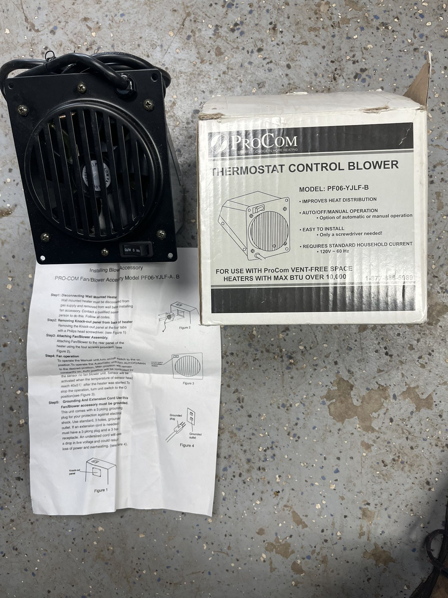 New ProCom Thermostat Control Blower Pickup Or Ship At Buyers Expense