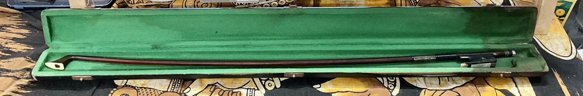Vintage German 4/4 Cello Bow w/ Case