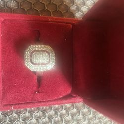 Affinity sterling silver diamond ring